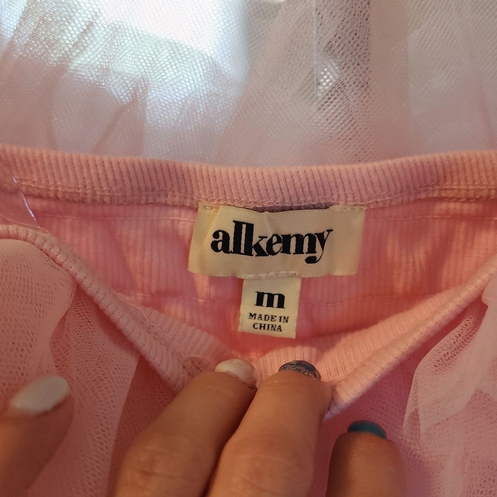 Pink Ruffled Top - Picture 2 of 2